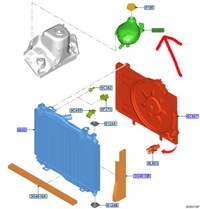 фото thumb №1, Бачок расширительный ecosport ka+ fiesta 2017-