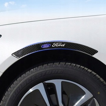 4 наклейки на боковые колеса автомобиля Ford