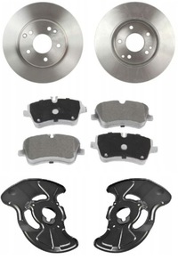фото thumb №1, Гальмівні диски + гальмівні колодки + захист перед mercedes c w203 s203 clk c209 a209 slk r171