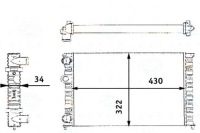 фото thumb №1, Behr hella service 8mk 376 713-744 радиатор двигателя система охлаждение двигателя [behr