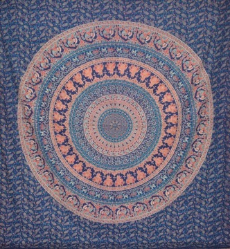 Индийский BILLET XXL батик восточный хлопок MANDALA