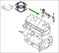 фото thumb №3, Заглушка egr hyundai accent getz matrix 1.5 crdi