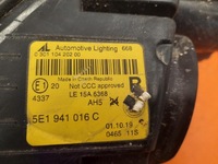 фото thumb №14, Skoda octavia 3 2014-2018 фара лампа права галоген 5e1941016