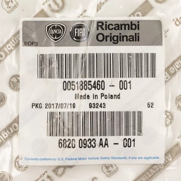 фото thumb №9, Fiat 500 кронштейн крила 51885460 оригінал