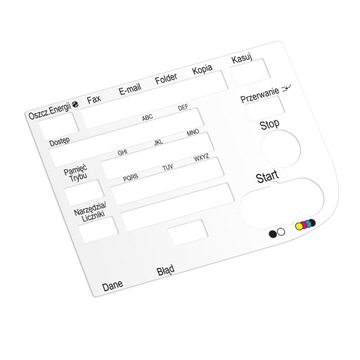 Konica Minolta Bizhub C35 Наклейка на панель/Коврик