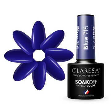 CLARESA BLUE HYBRID ЛАК-СИНИЙ 716 5мл