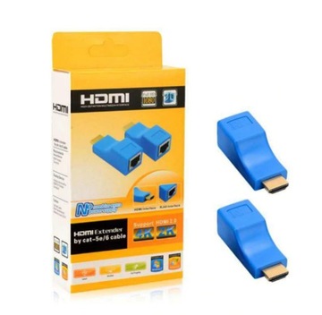 Удлинитель HDMI 30 м через разъем RJ45 Cat 5e/6