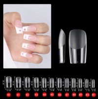 ГИБКИЙ МЯГКИЙ ГЕЛЬ FLEXI CLEAR Квадратные кончики THIN FLEXIBLE CLEAR 120