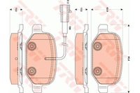 фото thumb №2, Trw гальмівні колодки гальмівні alfa зад mito 08-