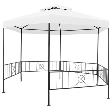vidaXL Garden Gazebo 323 x 275 x 265 см 180 г/м²