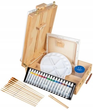 НАБОР ХУДОЖЕСТВЕННОЙ ЖИВОПИСИ EALS PAINTS КИСТИ ДЛЯ ХОЛСТА 51 EL