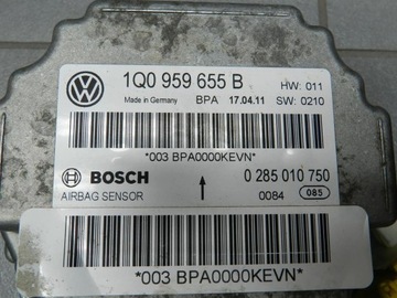 фото thumb №8, Vw eos панель капот подушки ремни