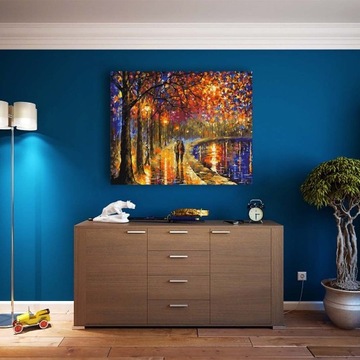 MALOWANIE PO NUMERACH Obraz Z RAMĄ 40x50 ARTNAPI Park Spacer