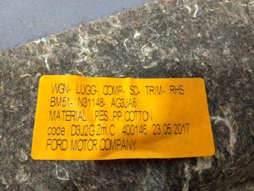 фото thumb №10, Ford focus mk3 универсал обивка обивка багажника правая bm51-n31148-ag