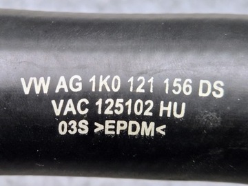 фото thumb №8, Audi volkswagen seat skoda шланг шланг рідини охолоджуючої оригінальний номер 1k0121156 ds