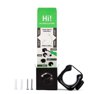 HORNIT CLUG PRO Hybrid Black M вешалка для велосипеда