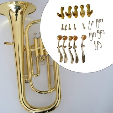 Akcesoria do instrumentów dętych z zaworem trąbkowym. 1 zestaw narzędzi do