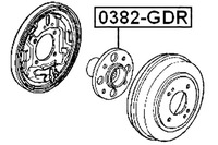 фото thumb №3, Ступица задняя honda fit almas gd1 2002-2008 jp febest