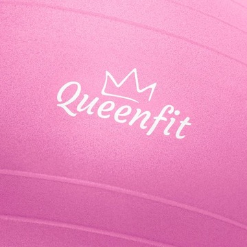 ГИМНАСТИЧЕСКИЙ МЯЧ ДЛЯ ФИТНЕС-УПРАЖНЕНИЙ С НАСОСОМ 65СМ QUEENFIT