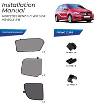 фото thumb №15, Шторки захист mercedes b klasa w246 2012- захист шторка сонцезахисні