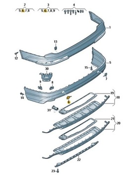 фото thumb №1, Заглушка отверстие ушка do буксировка. левая audi q7 aso