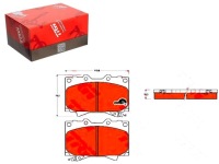 фото thumb №1, Trw тормозные колодки тормозные lexus lx 470 uzj100