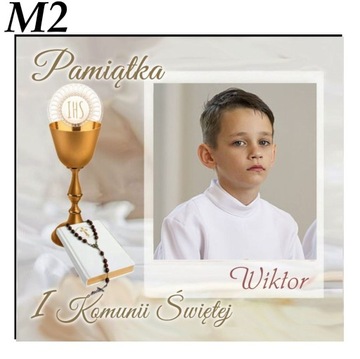 PODZIĘKOWANIA GOŚCI CHRZEST KOMUNIA ZDJĘCIE MAGNES