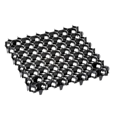 4x парковочная решетка для газона 50x50x4 см + 16 анкеров