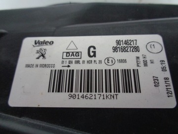 фото thumb №9, Лампа ліва фара peugeot rifter 18- led