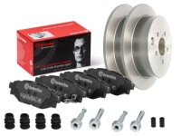 фото thumb №1, Brembo тормозные колодки тормозные диски задняя направляющие subaru forester sg 2.0 2.5 legacy iv