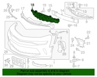 фото thumb №4, Абсорбер бампера перед chevrolet camaro zl1 2016-