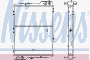 фото thumb №16, Радиаторов двигателя nissens 60442 893121251g
