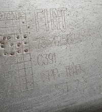 фото thumb №11, Бампер задняя задний 268/a pdc fiat 500 kompletny