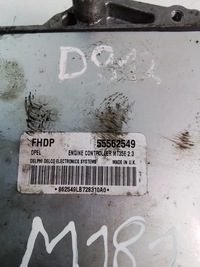 фото thumb №4, M181 комп'ютер блок керування двигуна opel astra h 1.6 55562549 fhdp