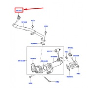 фото thumb №9, Land rover discovery iv l319 суппорт трубы egr 1311338 оригинальный
