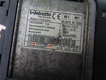 фото thumb №9, Вебасто vw touran i 1k0815065r 9008372c