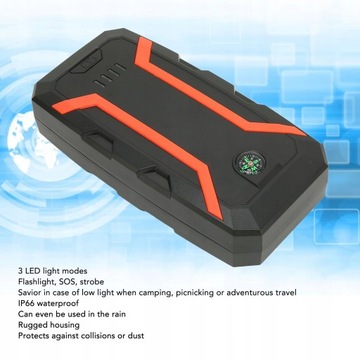 POWER BANK JUMP STARTER 12000 мАч