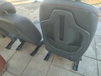 фото thumb №15, Сидіння з пам'ять диван обшивки kpl.europa bmw x1 f48 шкіра червона nić