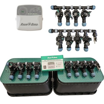 Zestaw Rain Bird HV 8 sekcji Kompresor RainBird Sterownik RC2 z WiFi PE 32