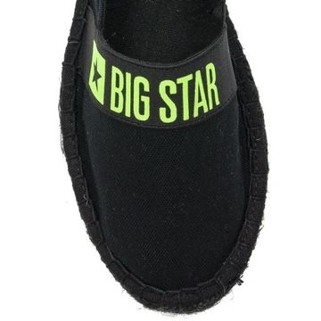 Espadryle półbuty Big Star HH274473 czarne r.37
