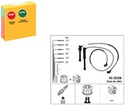 фото thumb №1, Ngk дроти запалювання ngk, 8863