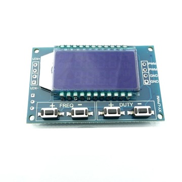 Generator PWM 1Hz-150kHz 3.3V-30V TTL LCD XY-LPWM