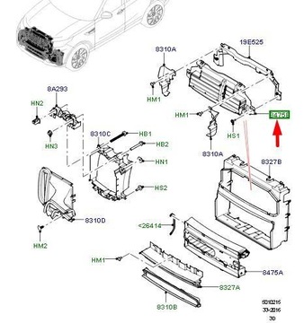 фото thumb №8, Штора радіатор land rover discovery v l462