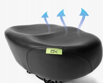 КОМФОРТНОЕ ВЕЛОСИПЕДНОЕ СИДЕНЬЕ XXL, ВЫСОКАЯ ГИБКОСТЬ