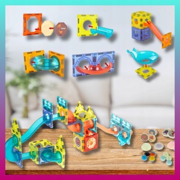 МАГНИТНАЯ КОНСТРУКЦИЯ блокирует светящуюся дорожку 110 el 3D MAGNETIC Educational
