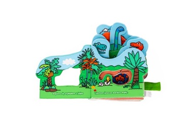 Edukacyjna Miękka Książeczka Świat Dinozaurów 0+