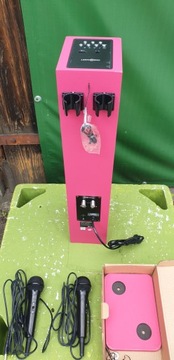 ДИНАМИК КАРАБУМ КАРАОКЕ 2XUSB МИКРОФОН