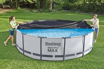 BESTWAY POKRYWA NA BASEN POKROWIEC 366 CM 58037
