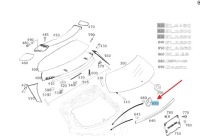 Купити Емблема значок logo кришки задній mercedes gla w156 оригінальний номер a1568170016, фото thumb