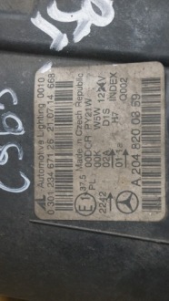 фото thumb №16, Лампа левый перед mercedes c w204 ксенон